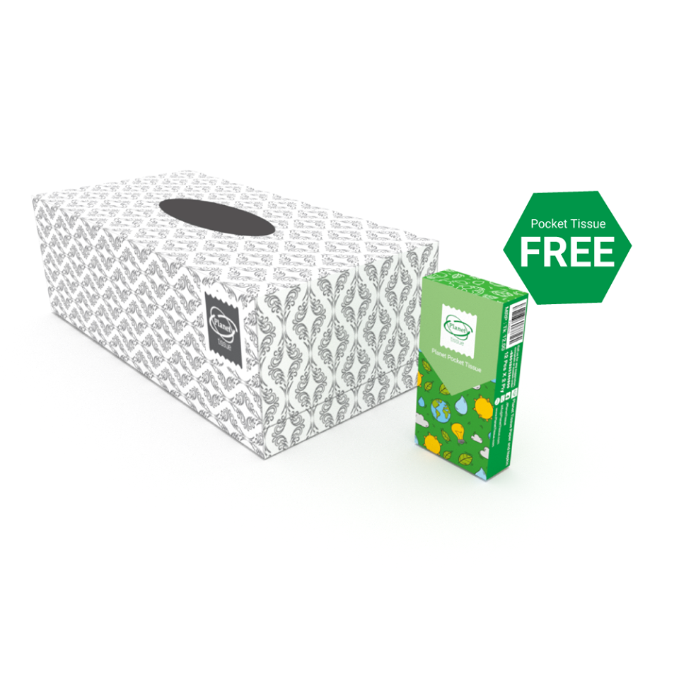 FFacial Tissue Box with your organization name on01